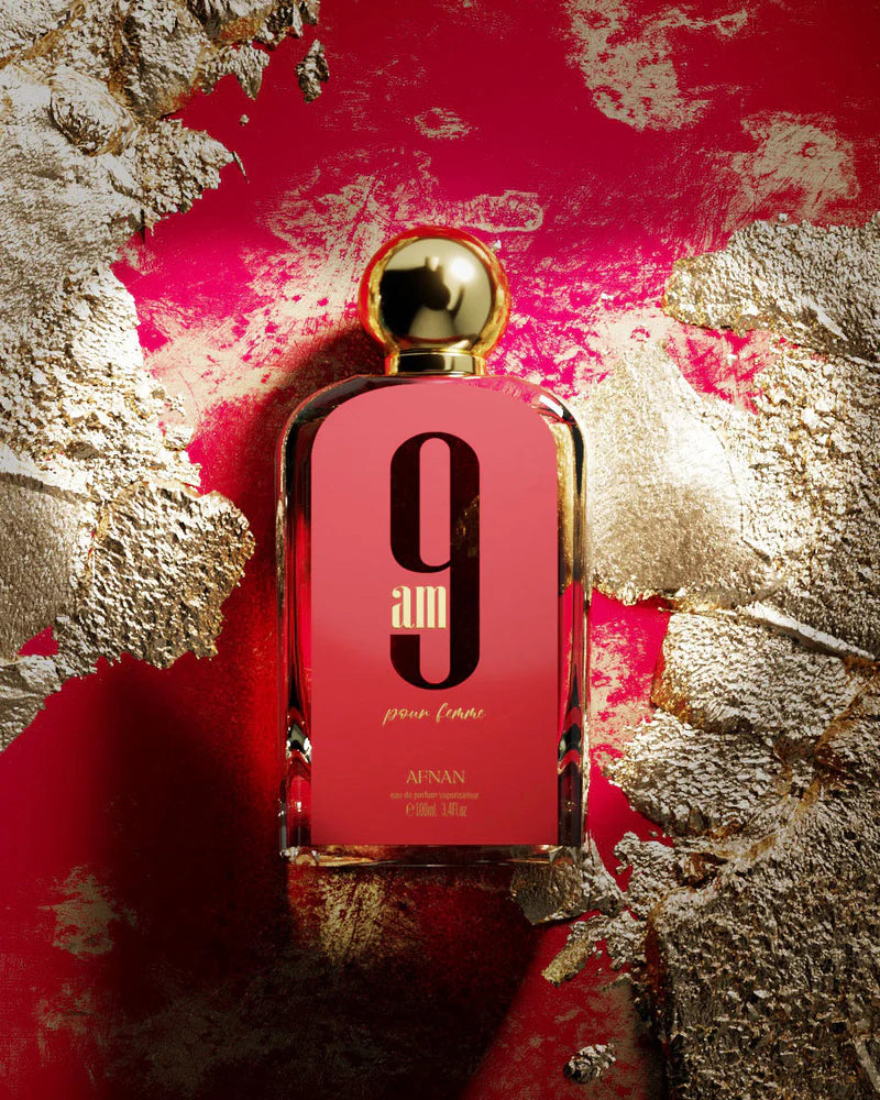 9AM Eau De Parfum EDP Woman By Afnan 3.4 oz / 100 ml