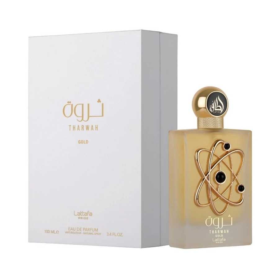 Tharwah Gold EDP Pride Women By Lattafa 3.4 oz / 100 ml