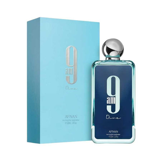9AM Dive Eau De Parfum EDP Man By Afnan 3.4 oz / 100 ml